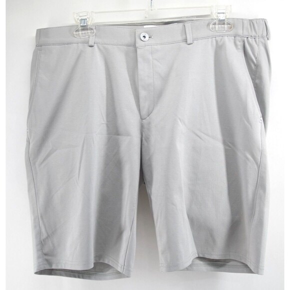 Brax Feel Good Mens Bristol Flat Front‎ Chino Shorts Gray Size 36 - Picture 1 of 10